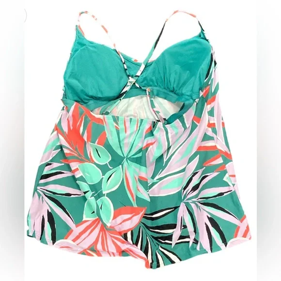 Anne Cole *NWT*  Women's Limited Edition Triangle Tankini UPF 50 - Picture 2 of 4